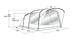 Outwell Oakwood 3 Tent -Outwell || Vango || Fiamma Sales Store 111208 oakwood 3 drawing perspective2