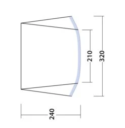 Outwell Touring Canopy Air -Outwell || Vango || Fiamma Sales Store 111253 touring canopy air drawing floorplan3