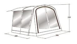 Outwell Universal Awning Size 1 -Outwell || Vango || Fiamma Sales Store 111290 universal awning size 1 drawing perspective2