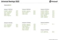 Outwell Universal Tent Awning Size 6 -Outwell || Vango || Fiamma Sales Store 111295 12