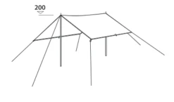 Easy Camp Tarp 4m X 4m -Outwell || Vango || Fiamma Sales Store 120329 2