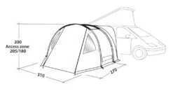 Easy Camp Shamrock Drive Away Awning -Outwell || Vango || Fiamma Sales Store 120398
