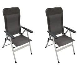Vango Highbury Textilene Chair (Two Chair Pack) -Outwell || Vango || Fiamma Sales Store 2022 vango furniture chairs highbury textilene shadow grey hi double chair mediumsquare 1