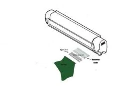 Vango Driveaway Fixing Kit For 4mm & 6mm Rails 3m Set -Outwell || Vango || Fiamma Sales Store 4and6 kit