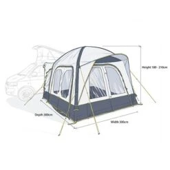 Maypole Malvern Low Air Driveaway Awning -Outwell || Vango || Fiamma Sales Store 9544 dims