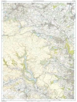 The Peak District - Dark Peak Area Explorer Leisure Map 1 -Outwell || Vango || Fiamma Sales Store 9780319263655 map 2019 06 east