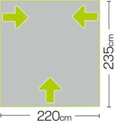 Quest Falcon 220 Poled Porch Caravan Awning -Outwell || Vango || Fiamma Sales Store a3500 7 fullsize