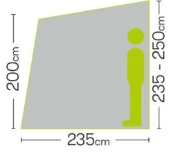 Quest Falcon Air 220 Porch Awning -Outwell || Vango || Fiamma Sales Store a3500a 6 photo