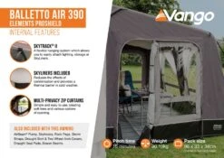 Vango Balletto Air 390 Elements ProShield 390 Awning -Outwell || Vango || Fiamma Sales Store balletto air 390 eps2