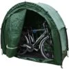 Tidy Tent Bike Cave -Outwell || Vango || Fiamma Sales Store bike cave door part closed with 2 bikes angled slight right dscn6306