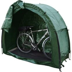 Tidy Tent Bike Cave -Outwell || Vango || Fiamma Sales Store bike cave open with bike angled slight right dscn6270
