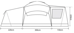 Outdoor Revolution Camp Star 1200 Air Tent Bundle (2022) -Outwell || Vango || Fiamma Sales Store campstar 1200 3