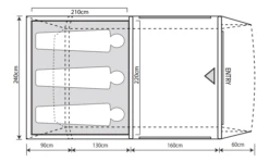 Outdoor Revolution Camp Star 350 Air Tent Bundle (2022) -Outwell || Vango || Fiamma Sales Store campstar 350 2 1
