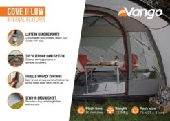 Vango Cove II Low Drive Away Awning -Outwell || Vango || Fiamma Sales Store cove ii low2 1