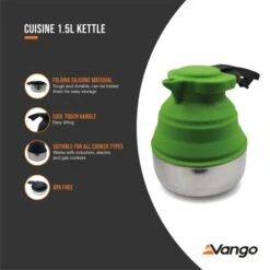 Vango Cuisine 1.5 Ltr Kettle Herbal -Outwell || Vango || Fiamma Sales Store cuisine 1.5l kettle herbal low res medium