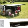 Fiamma F40Van 270 Awning For VW T5/T6 -Outwell || Vango || Fiamma Sales Store deep black f40 van 270 royal grey fabric