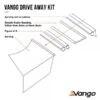 Vango Driveaway Fixing Kit For 4mm & 6mm Rails 3m Set -Outwell || Vango || Fiamma Sales Store driveaway kit for 4mm 6mm rails 3m set 1