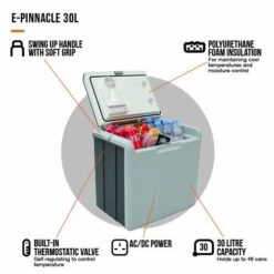 Vango E-Pinnacle 30L Cooler -Outwell || Vango || Fiamma Sales Store e pinnacle 30l infographic lo