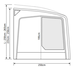 Outdoor Revolution Eclipse Pro 380L Caravan/Motorhome Awning -Outwell || Vango || Fiamma Sales Store eclipse pro 380 2 2