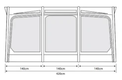 Outdoor Revolution Eclipse Pro 420 Caravan Awning -Outwell || Vango || Fiamma Sales Store eclipse pro 420 spec