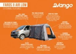 Vango Faros II Air Low Drive Away Awning -Outwell || Vango || Fiamma Sales Store faros ii air low 1