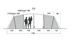 Easy Camp Huntsville 800 Twin Tent -Outwell || Vango || Fiamma Sales Store huntsville 800 4