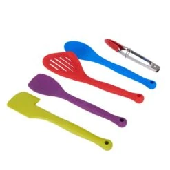 Colourworks 5 Piece Silicone Kitchen Utensils Set -Outwell || Vango || Fiamma Sales Store igjpd64qbzutlkl1kxxb 51144