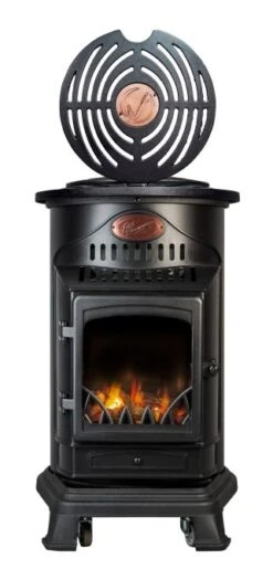 Provence 3kw Portable Gas Heater In Matt Black -Outwell || Vango || Fiamma Sales Store img 6620 v2g