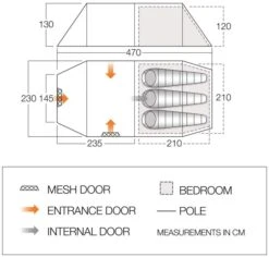 Vango Kibale 350 Tent -Outwell || Vango || Fiamma Sales Store kibale 1