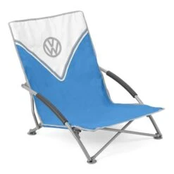 Volkswagen Blue Campervan Folding Low Camping Chair -Outwell || Vango || Fiamma Sales Store low volkswagen blue campervan folding low camping chair 80601.1568212620