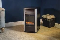 Manhattan 3.4kw Portable Gas Heater -Outwell || Vango || Fiamma Sales Store manhattan lifestyle log set img 3080 1