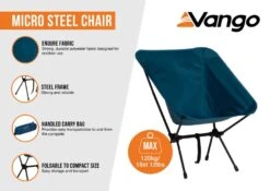Vango Micro Steel Chair Standard -Outwell || Vango || Fiamma Sales Store micro steel infographic low res