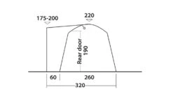 Outwell Milestone Dash Drive Away Awning -Outwell || Vango || Fiamma Sales Store milestone dash measurments