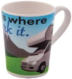 Quest Home Is Where You Park It Mug (Motorhome) -Outwell || Vango || Fiamma Sales Store motor home mug 1