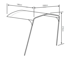 Outdoor Revolution Movelite T4E PC Front Canopy -Outwell || Vango || Fiamma Sales Store movelite pc canopy 1a