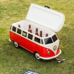 Volkswagen Red Camper Van Cool Box -Outwell || Vango || Fiamma Sales Store ol0188.7