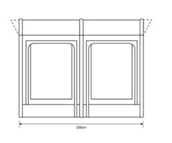 Outdoor Revolution Sportlite Caravan/Motorhome Air 320L Awning -Outwell || Vango || Fiamma Sales Store orca1001 floorplan copy
