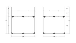 Outwell Fallcrest Side Panel Set -Outwell || Vango || Fiamma Sales Store outwell fallcrest awning side panel set 5