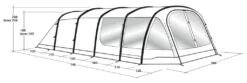 Outwell Knightdale 8PA Air Tent -Outwell || Vango || Fiamma Sales Store outwell knightdale 8pa air tent dimensions