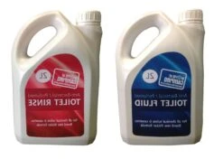 WoC Blue 2 Ltr & Pink 2 Ltr Toilet Fluid Package -Outwell || Vango || Fiamma Sales Store package 2 1 1