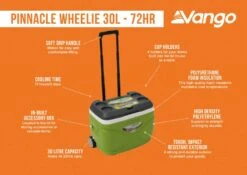 Vango Pinnacle 30L Wheelie Cooler -Outwell || Vango || Fiamma Sales Store pinnnacle wheelie 30l 72hr hr medium