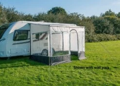 Sunncamp Protekta Sun Canopy 10ft -Outwell || Vango || Fiamma Sales Store protekta roll out sun canopy incl. wall pack 2 min 1