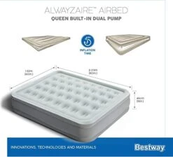 Bestway AlwayzAire Queen Airbed Built-In Dual Pump 9 Bestway AlwayzAire Queen Airbed Built-In Dual Pump -Outwell || Vango || Fiamma Sales Store queen alwayzaire airbed5
