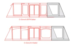 Outdoor Revolution Ozone Safari Front Porch Extension -Outwell || Vango || Fiamma Sales Store safari 3