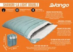 Vango Shangri-La Light Double Sleeping Bag -Outwell || Vango || Fiamma Sales Store shangri la light double infographic medium