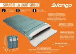 Vango Shangri-La Light Single Single Sleeping Bag -Outwell || Vango || Fiamma Sales Store shangri la light signle infographic medium