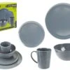Summit 16 Piece Melamine Dining Set In Grey -Outwell || Vango || Fiamma Sales Store summit dining set