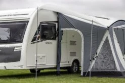 Sunncamp Swift Deluxe 220 SC Caravan Awning -Outwell || Vango || Fiamma Sales Store swift deluxe 260 sc with side sun canopy 6