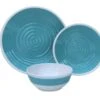 Outdoor Revolution Premium 12pc Melamine Plate And Bowl Set Pastel Blue -Outwell || Vango || Fiamma Sales Store tabl1002blue