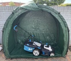 Tidy Tent Bike Cave -Outwell || Vango || Fiamma Sales Store tidytent with lawnmower